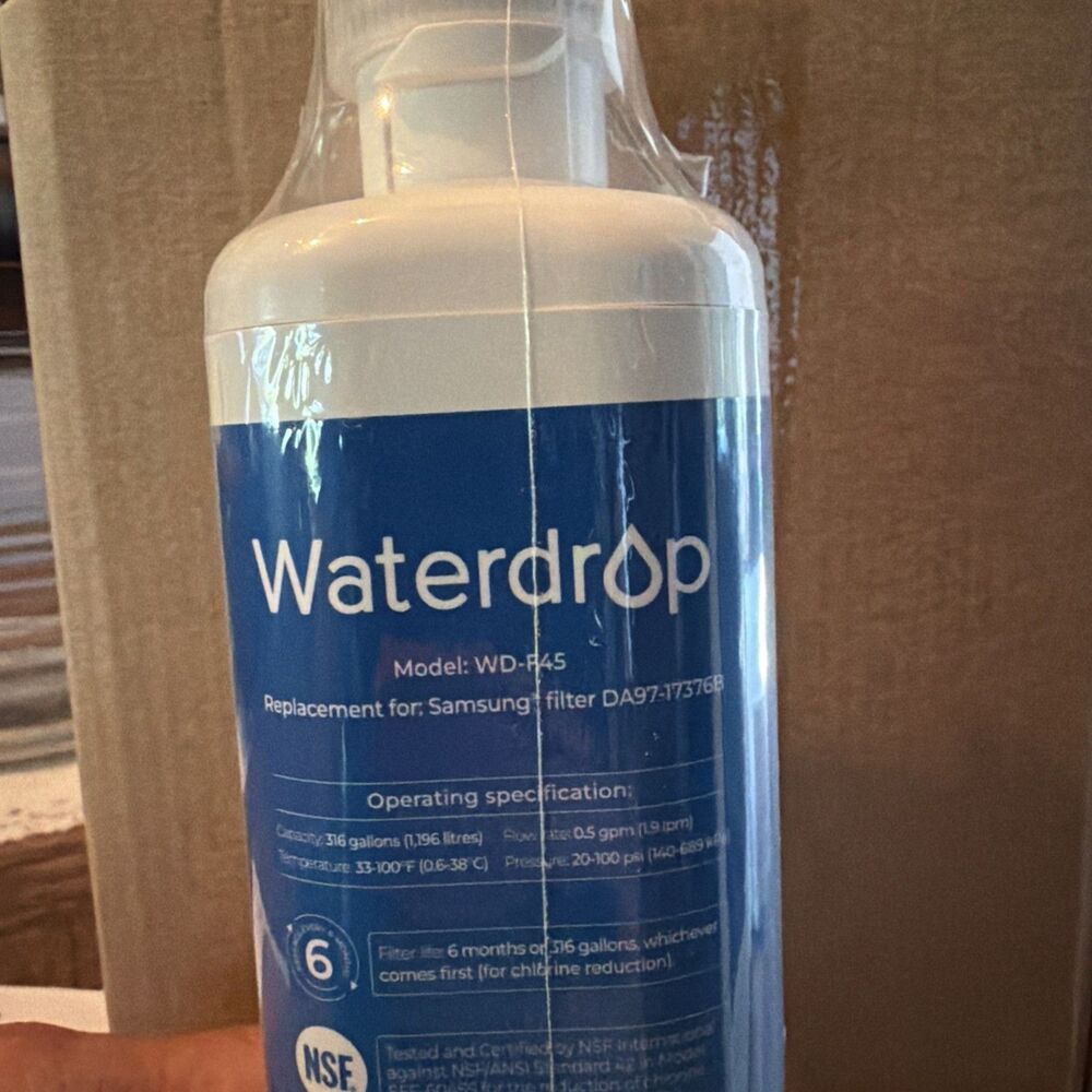 Waterdrop Filters WD-F45 / DA97-17376B. 6 in box